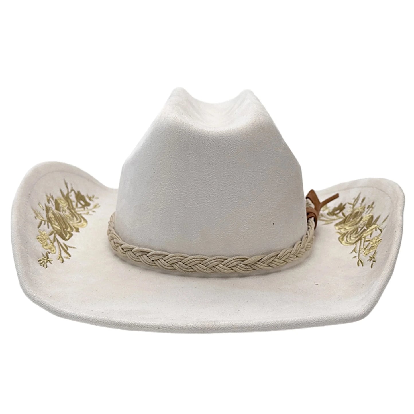 Unisex Cowboy Hat with Wide Brim
