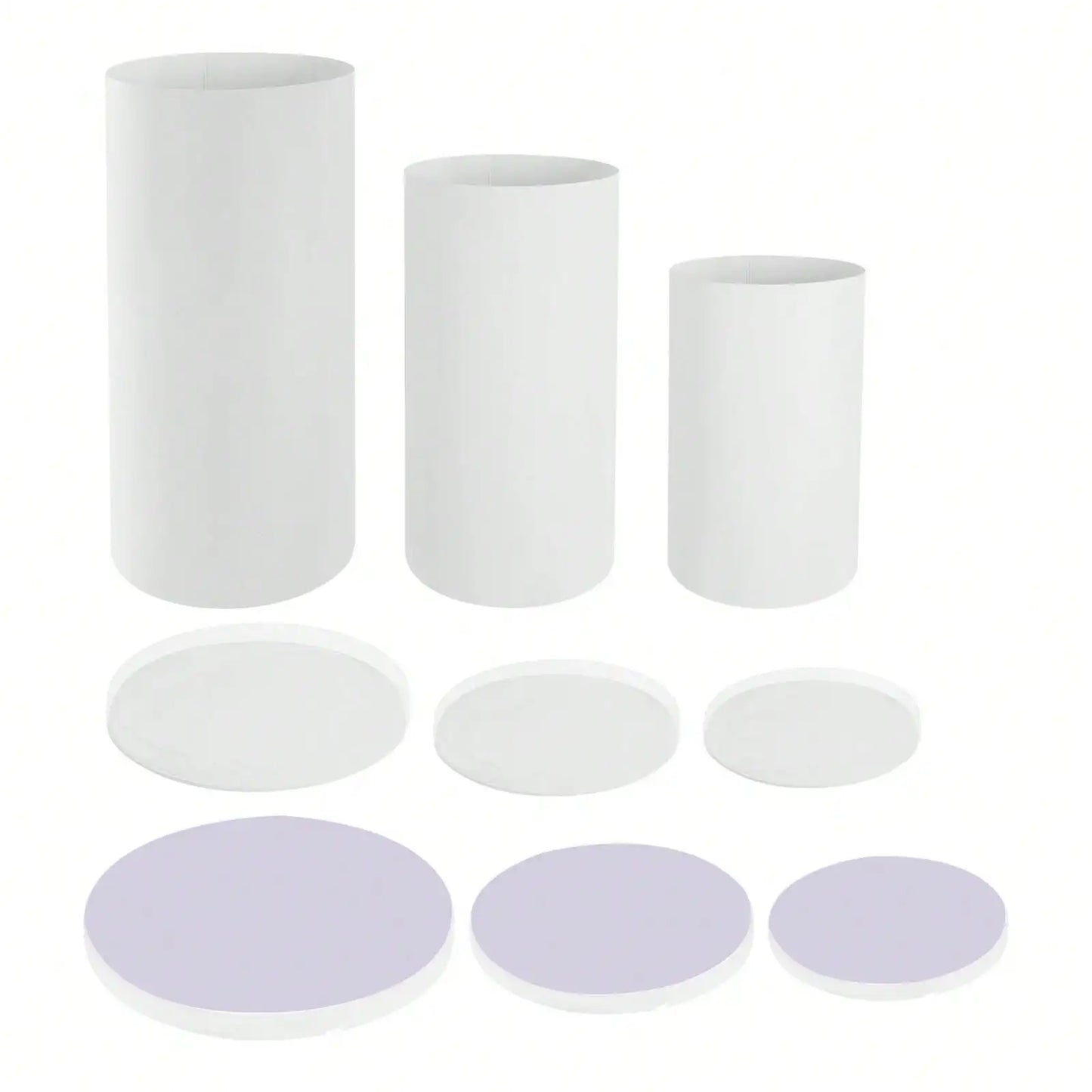 Round Cylinder Pedestal Stands
