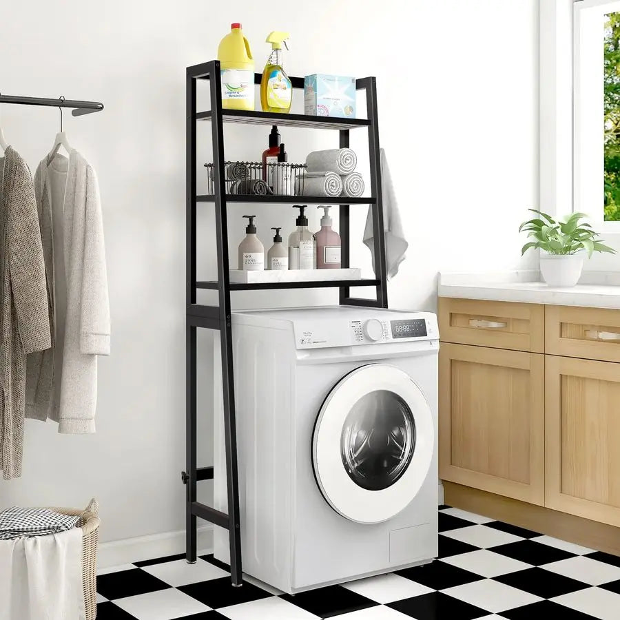 Wooden 3Tier Freestanding OverTheToilet Rack