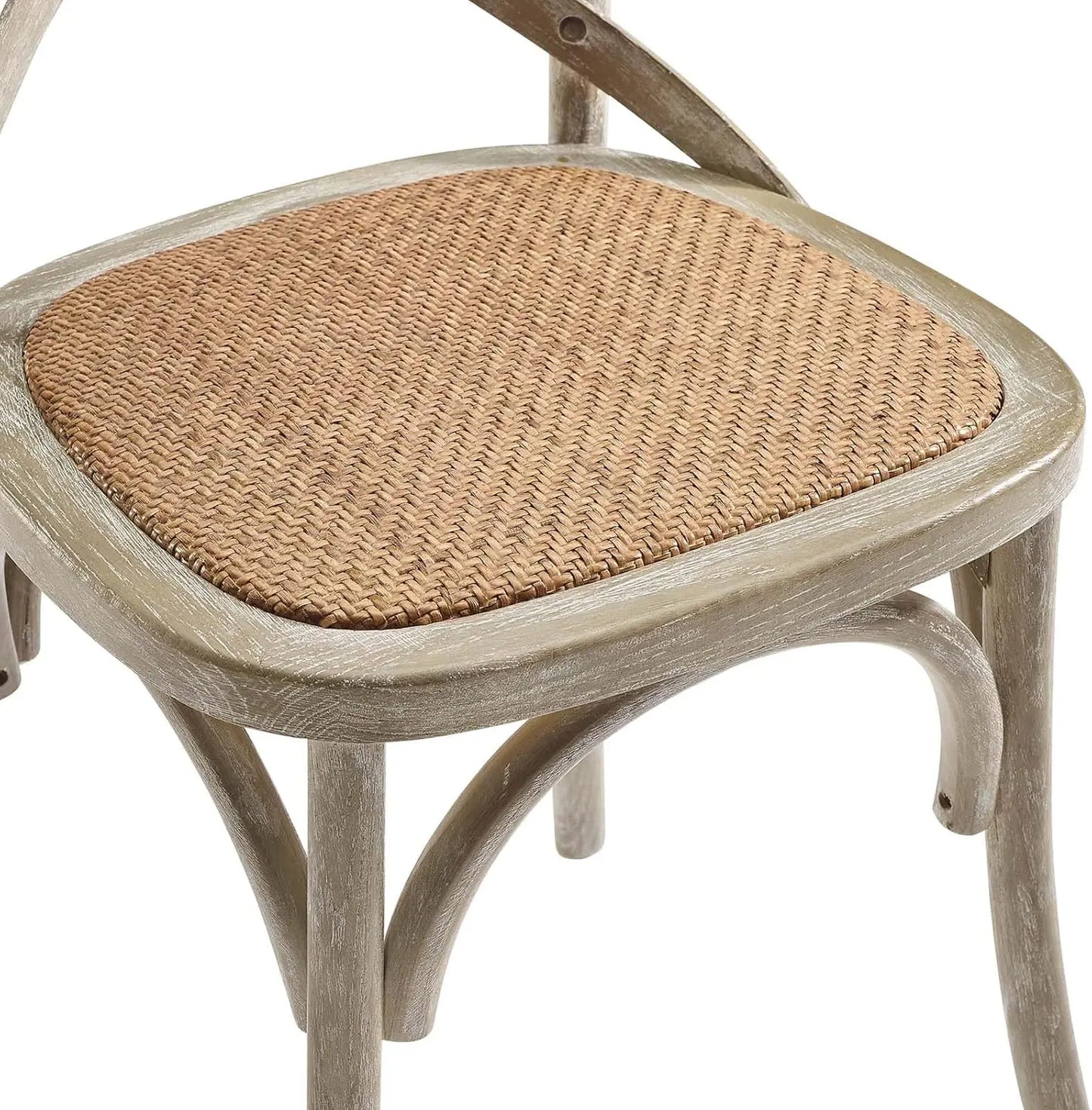 Gray Rustic Farmhouse Dining Chair