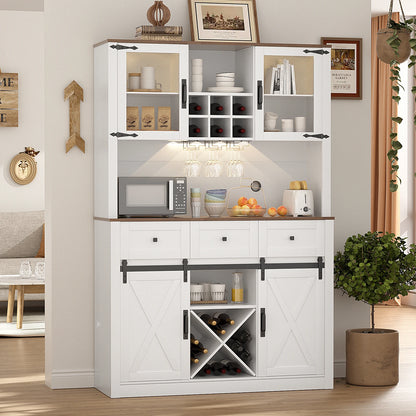 Farmhouse Sideboard Buffet Cabinet