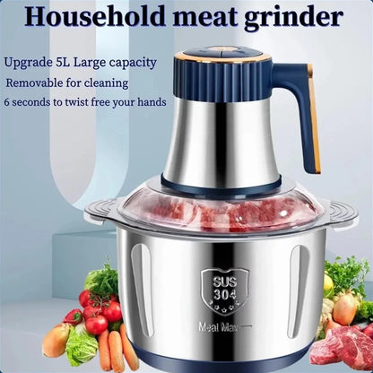 Stainless Steel Automatic Electric Meat Grinder Stainless