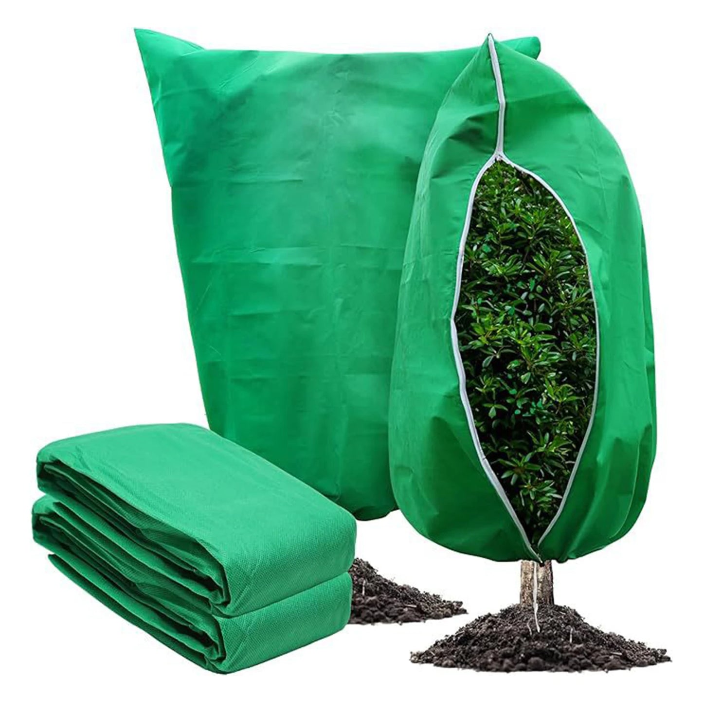 Frost Plant Protection Covers with Drawstring