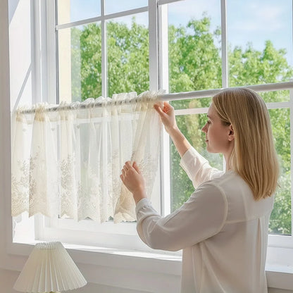 Lace Window Curtain Valance
