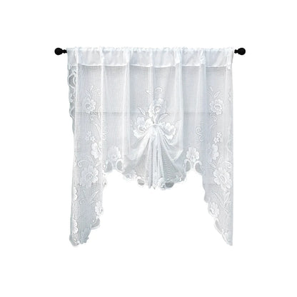Farmhouse Short Lace Window Valance