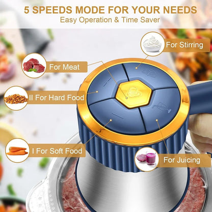 Stainless Steel Automatic Electric Meat Grinder Stainless