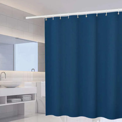Waterproof Shower Curtain with 12 Hooks Geometric