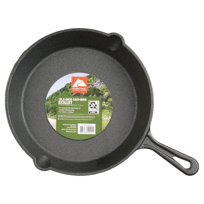Cast Iron Skillet with Easy Drain Pour
