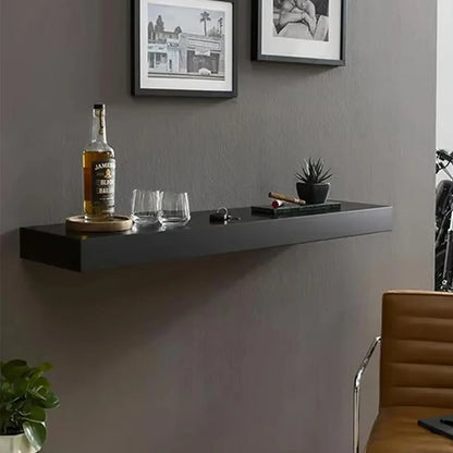 Wooden Shelf with Compartment Storage