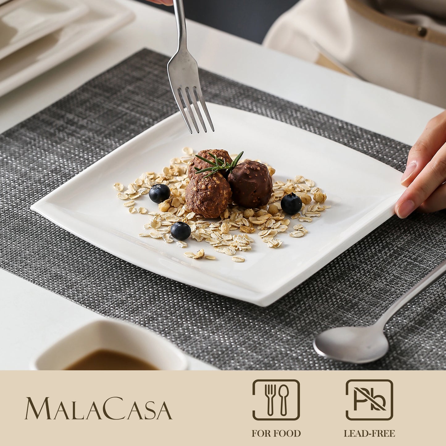 White Porcelain Dinner Set