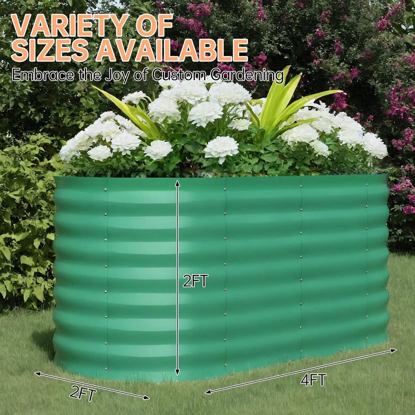 Galvanized Outdoor Raised Garden Bed Kits