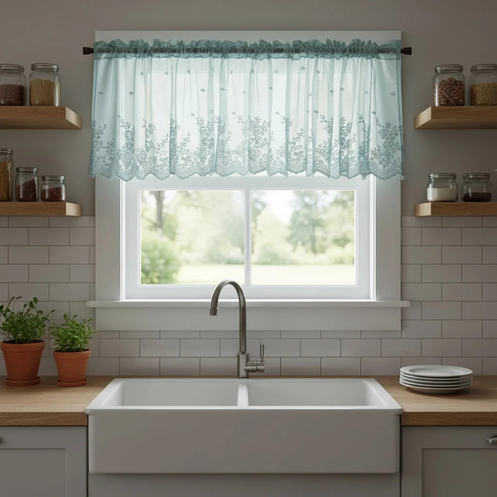 Lace Window Curtain Valance