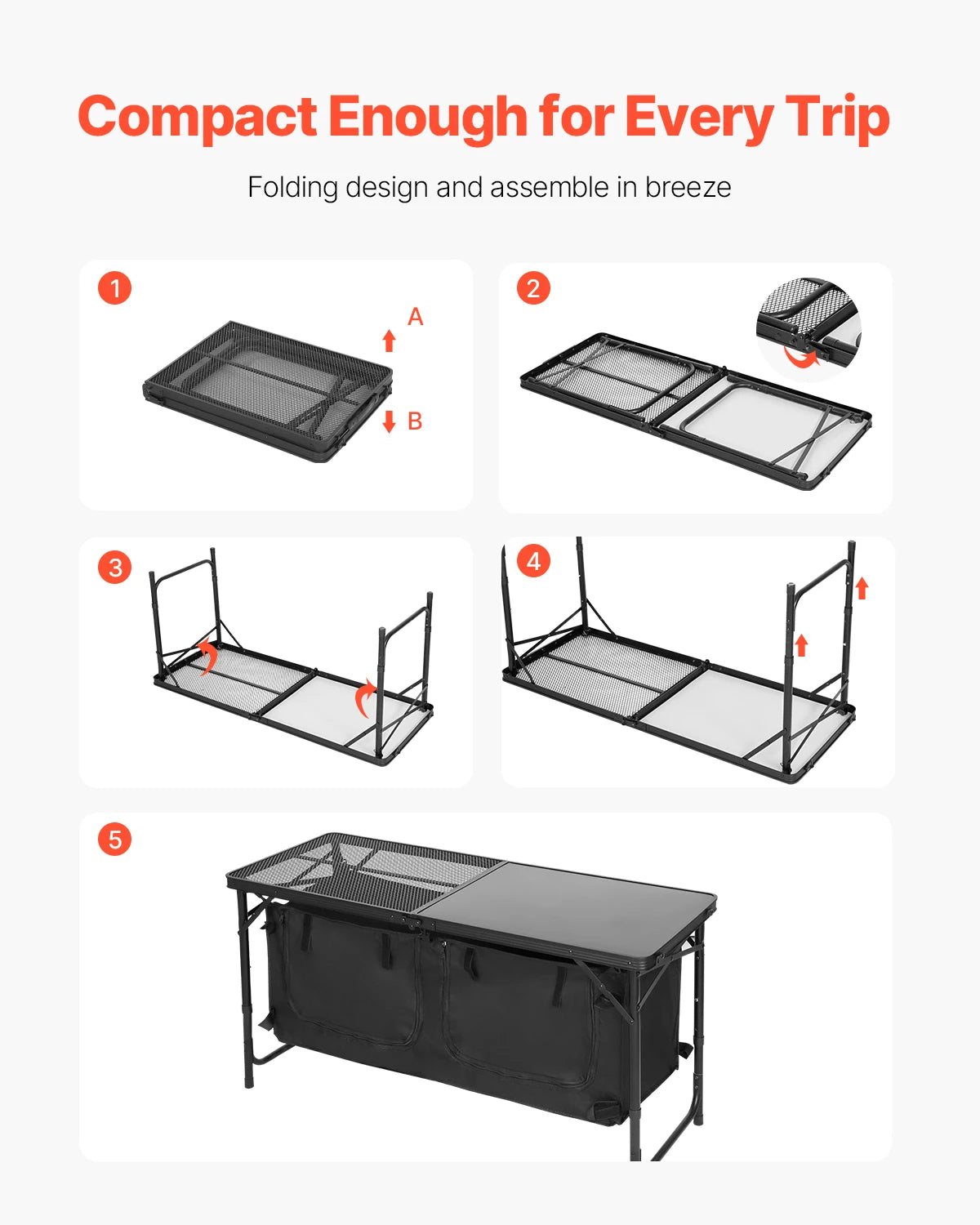 Portable Lightweight Cook Station