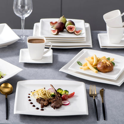 White Porcelain Dinner Set