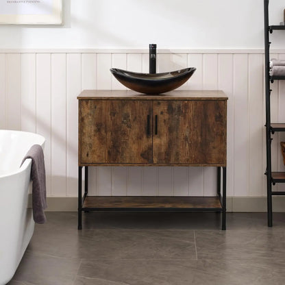 Rustic Bathroom Vanity with Sink