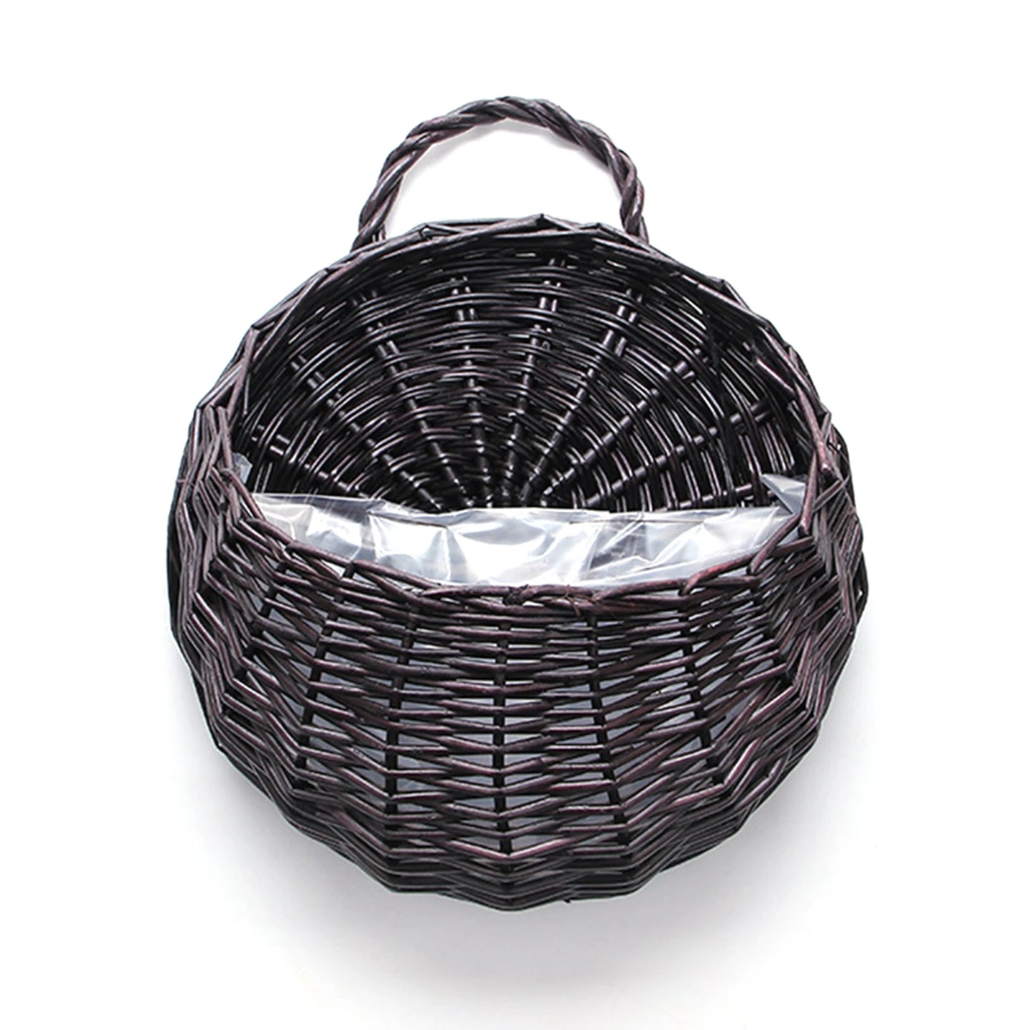 Rustic Flower Pot Basket Wicker Storage Container