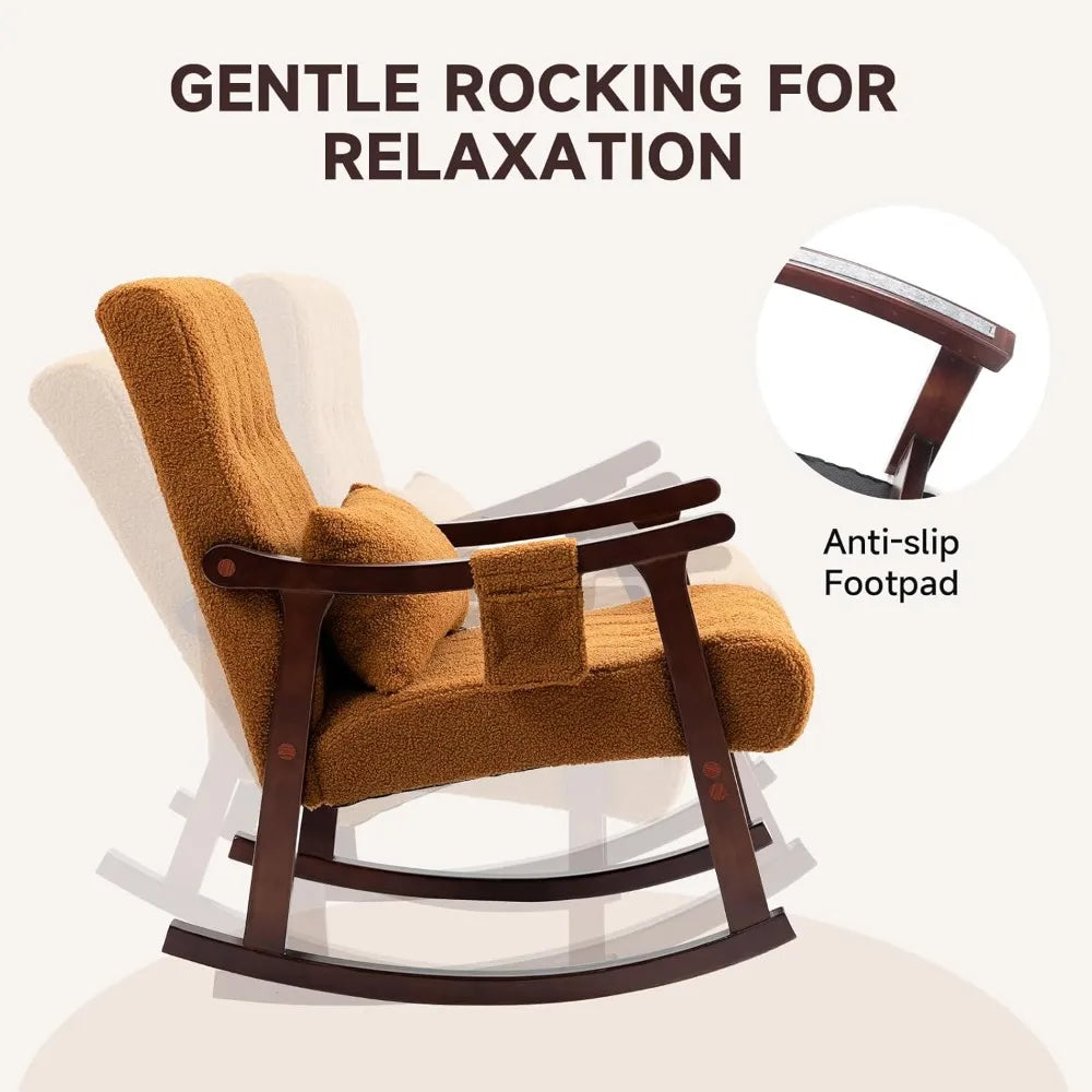 Small Glider Rocker 2-Point Massage Lumbar Pillow