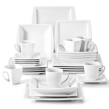 White Porcelain Dinner Set