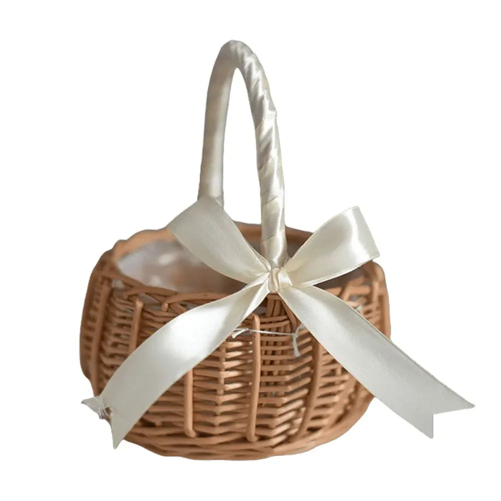 Wicker Rattan Woven Basket