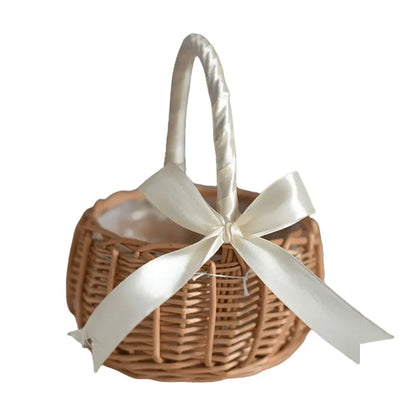 Wicker Rattan Woven Basket