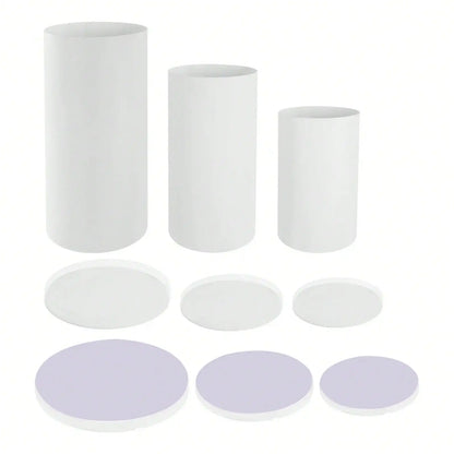 Round Cylinder Pedestal Stands