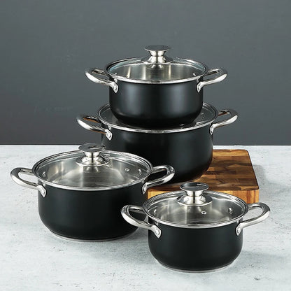 Farmhouse Stainless Steel Cookware Set