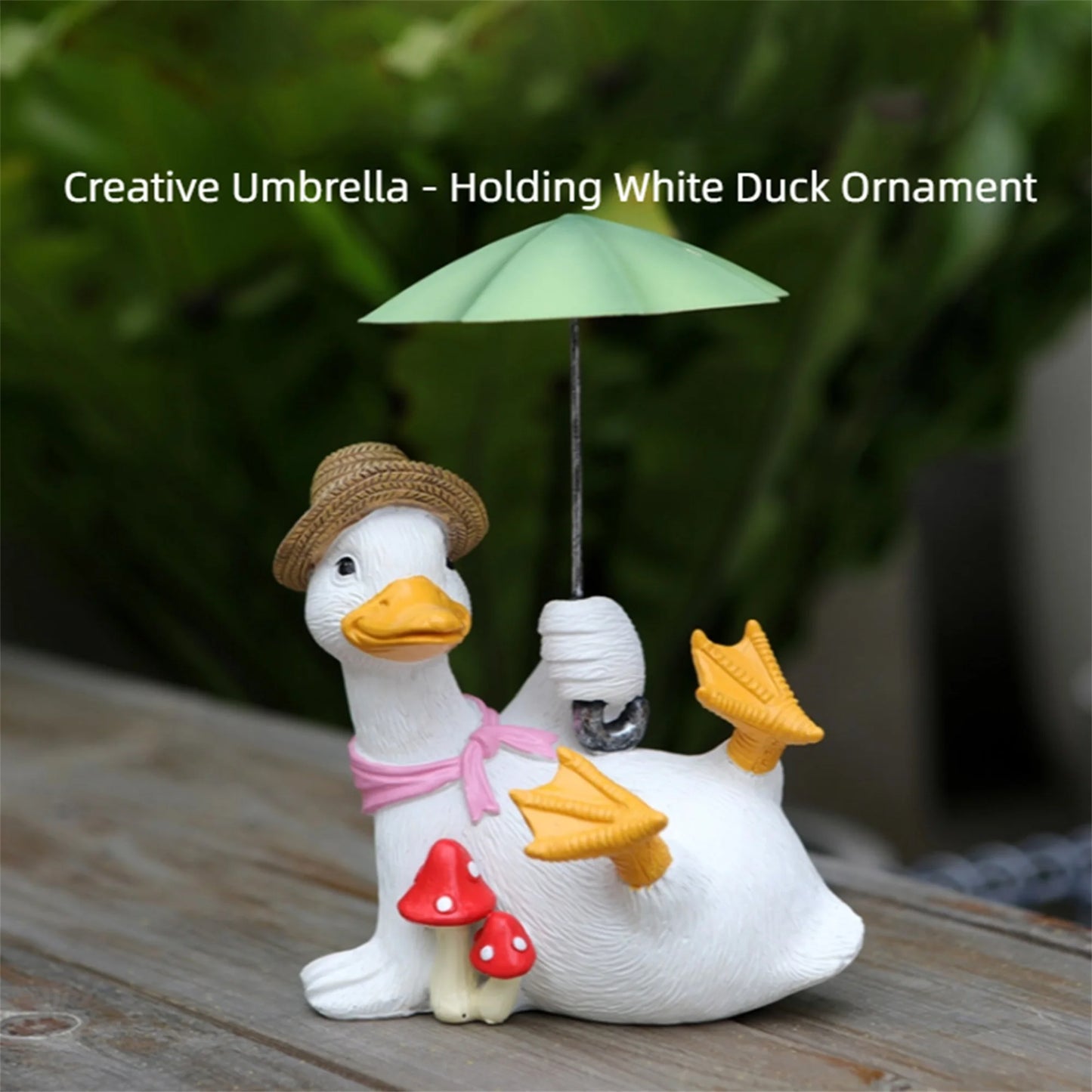 Outdoor Swan Resin Sculpture