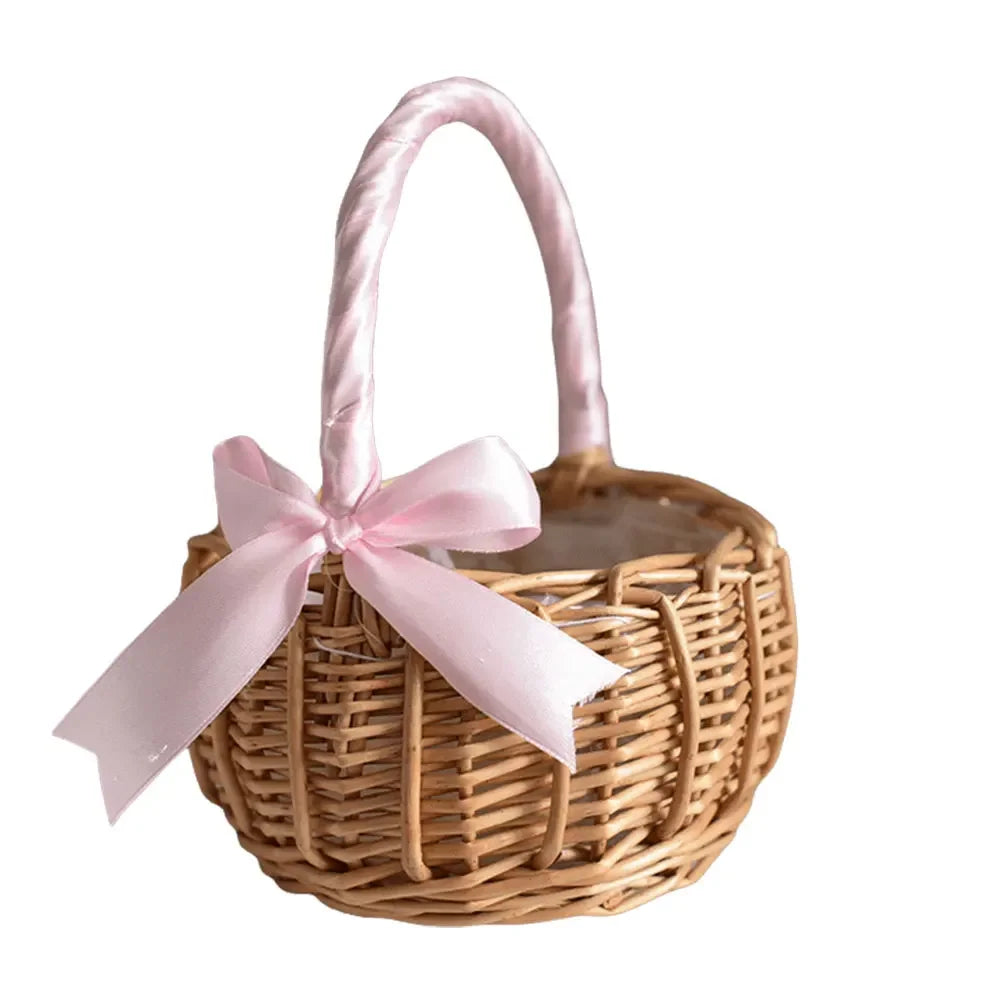Wicker Rattan Woven Basket