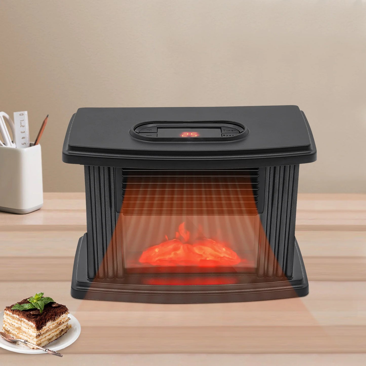 Electric Flame Heater Fireplace