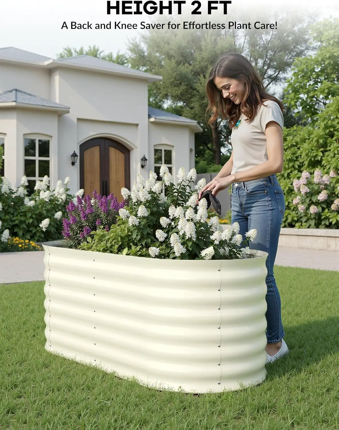 Galvanized Outdoor Raised Garden Bed Kits