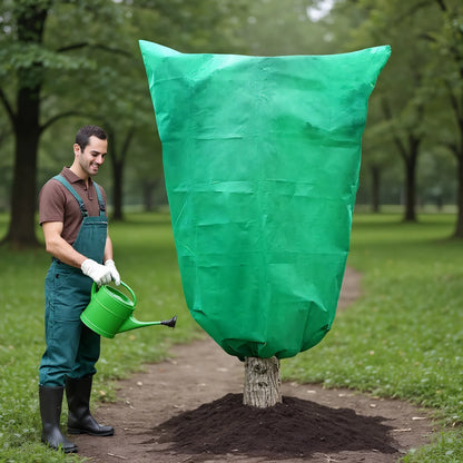 Frost Plant Protection Covers with Drawstring