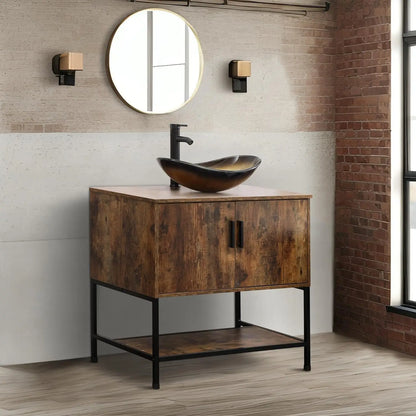 Rustic Bathroom Vanity with Sink