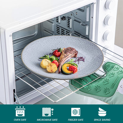Embossed Stoneware Tableware Set