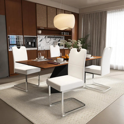 High Back Chairs Set of 4
