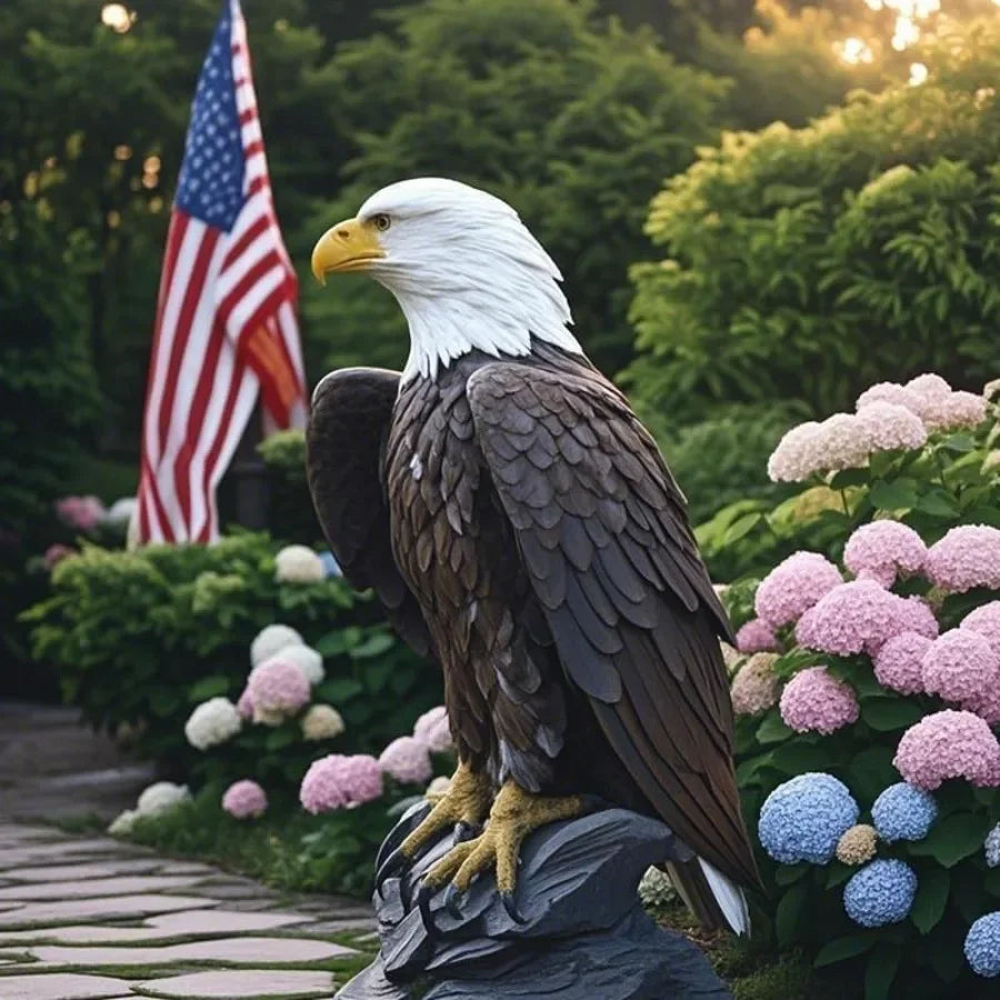 Outdoor Bald Eagle Statue Outdoor