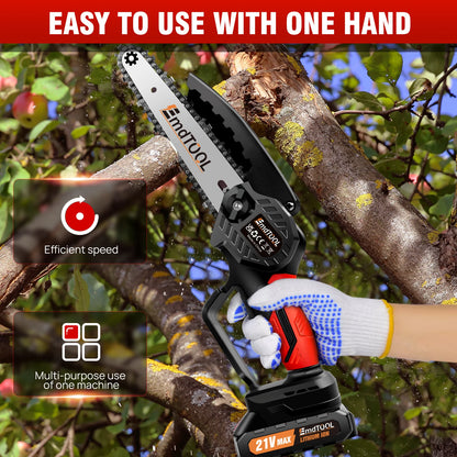 Mini Chainsaw 6 inch Cordless
