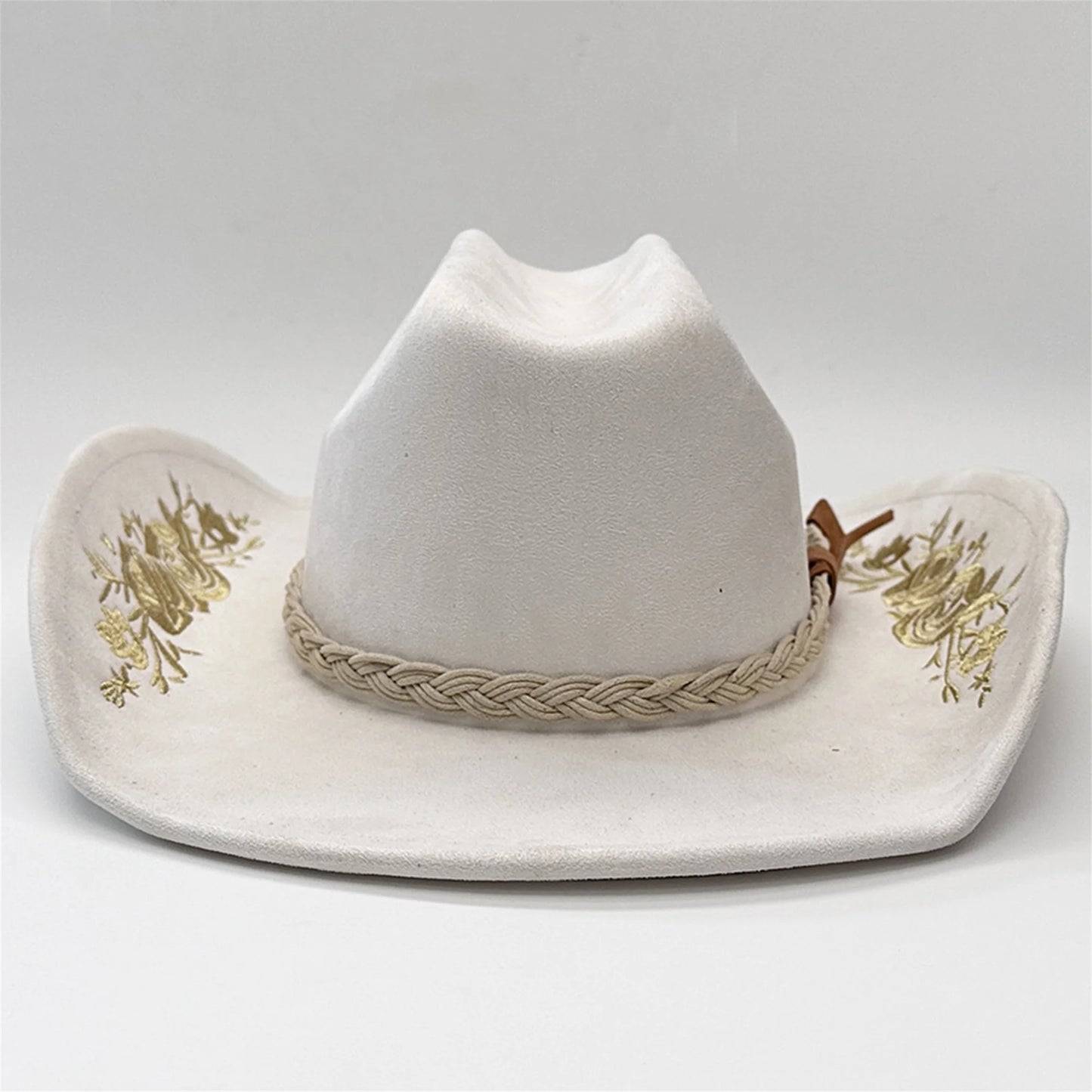 Unisex Cowboy Hat with Wide Brim