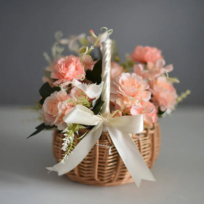 Wicker Rattan Woven Basket