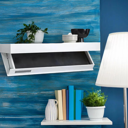 Wooden Shelf with Compartment Storage