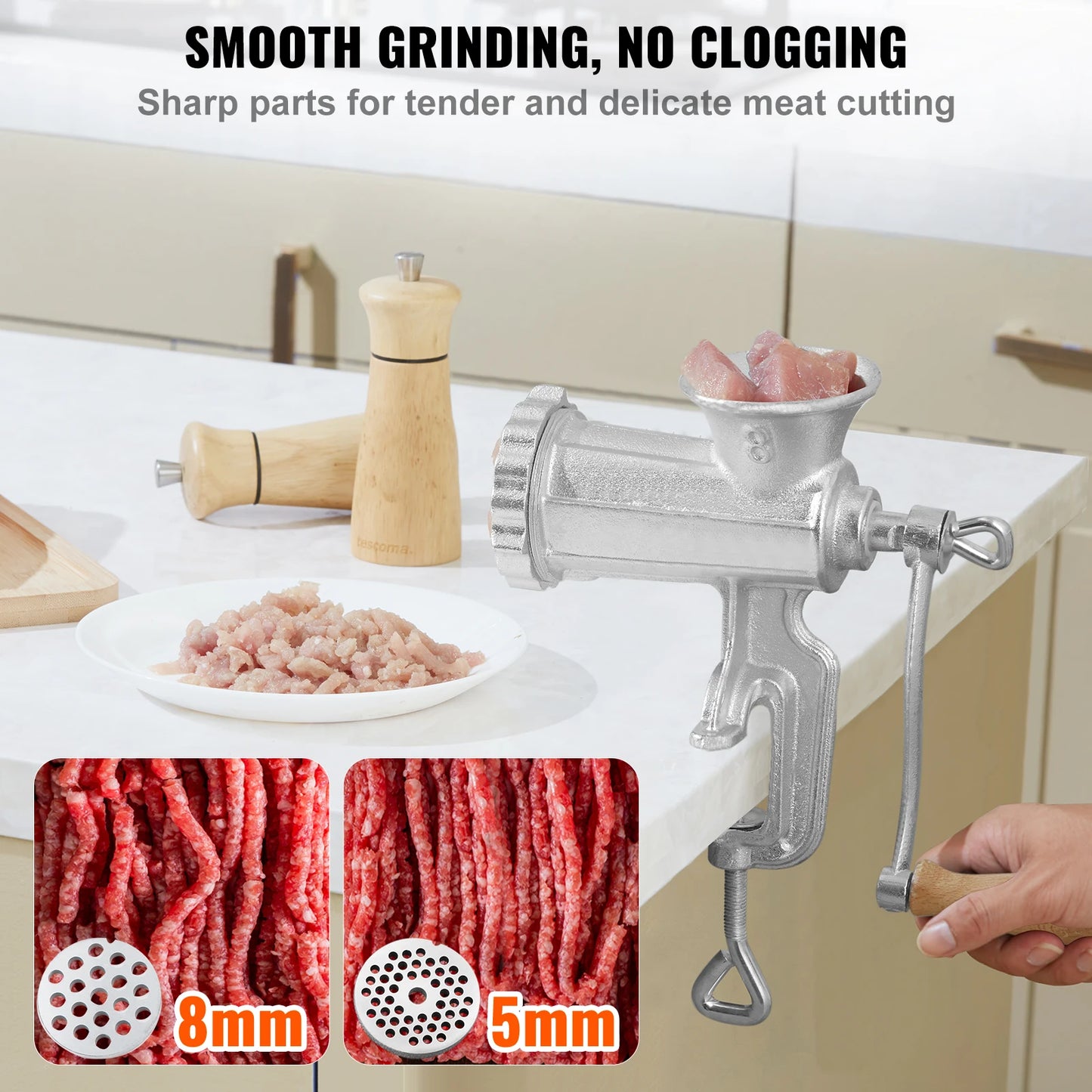 Cast Iron Heavy Duty Hand Meat Grinder