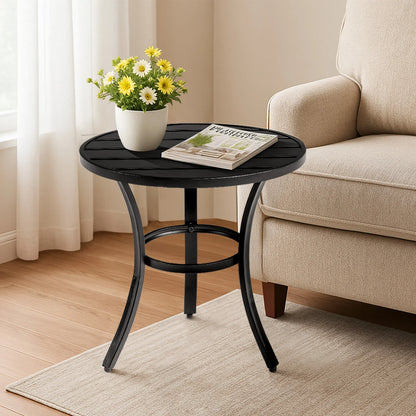 Outdoor Round Small Metal Table