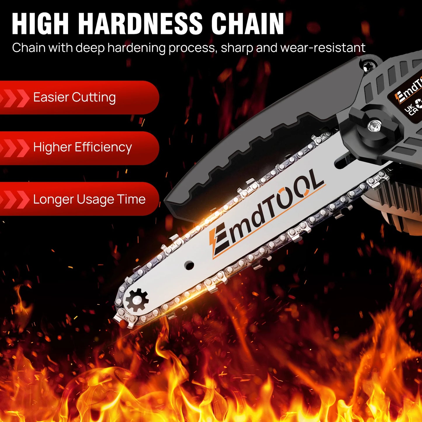 Mini Chainsaw 6 inch Cordless