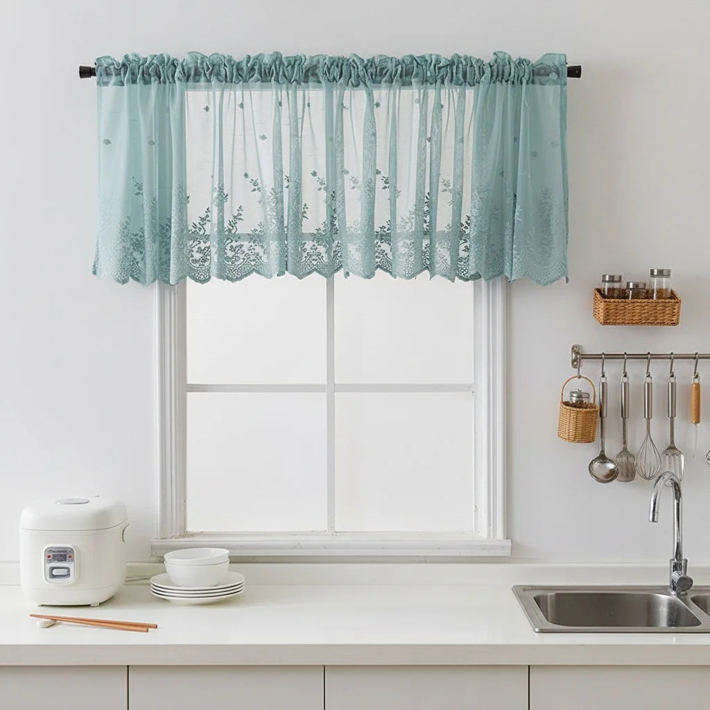 Lace Window Curtain Valance