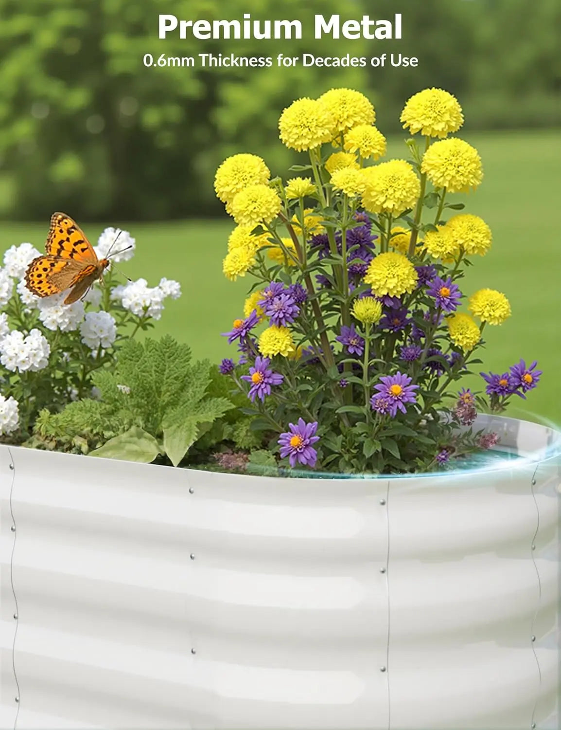 Galvanized Outdoor Raised Garden Bed Kits