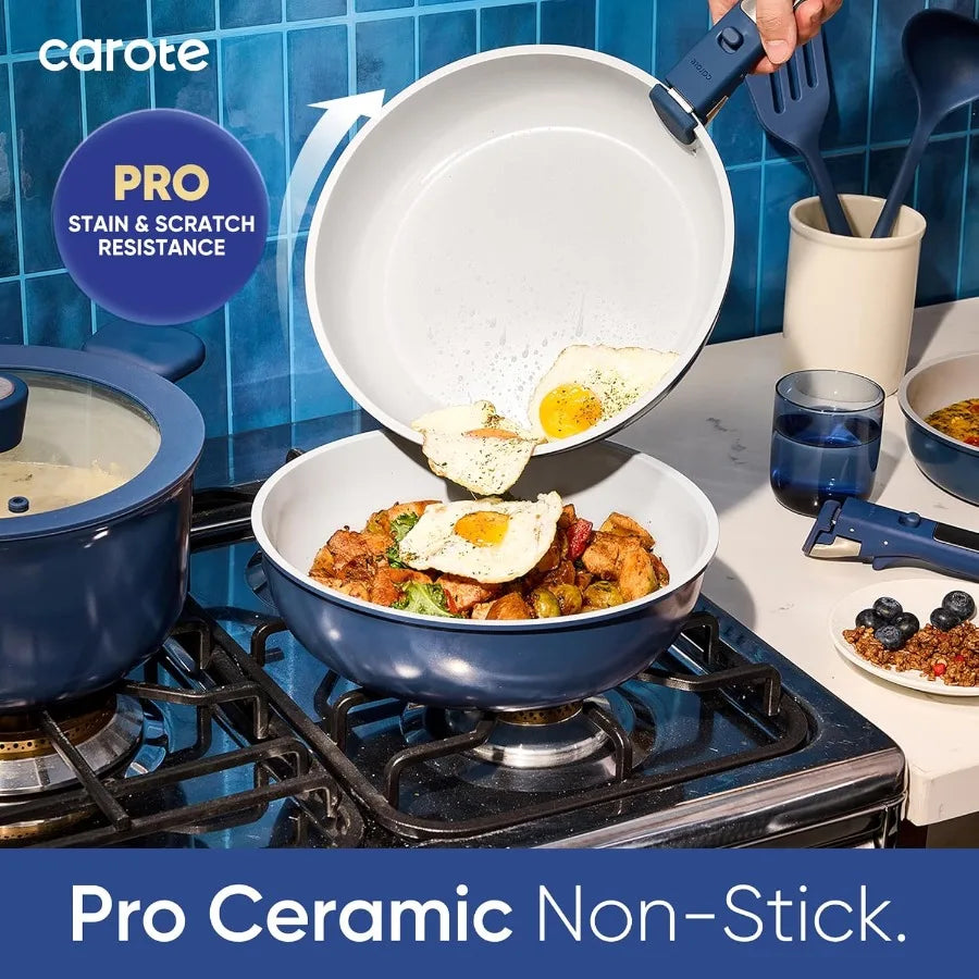 Farmhouse Ceramic Nonstick Cookware Set