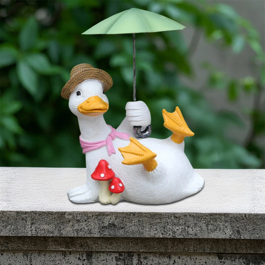 Outdoor Swan Resin Sculpture