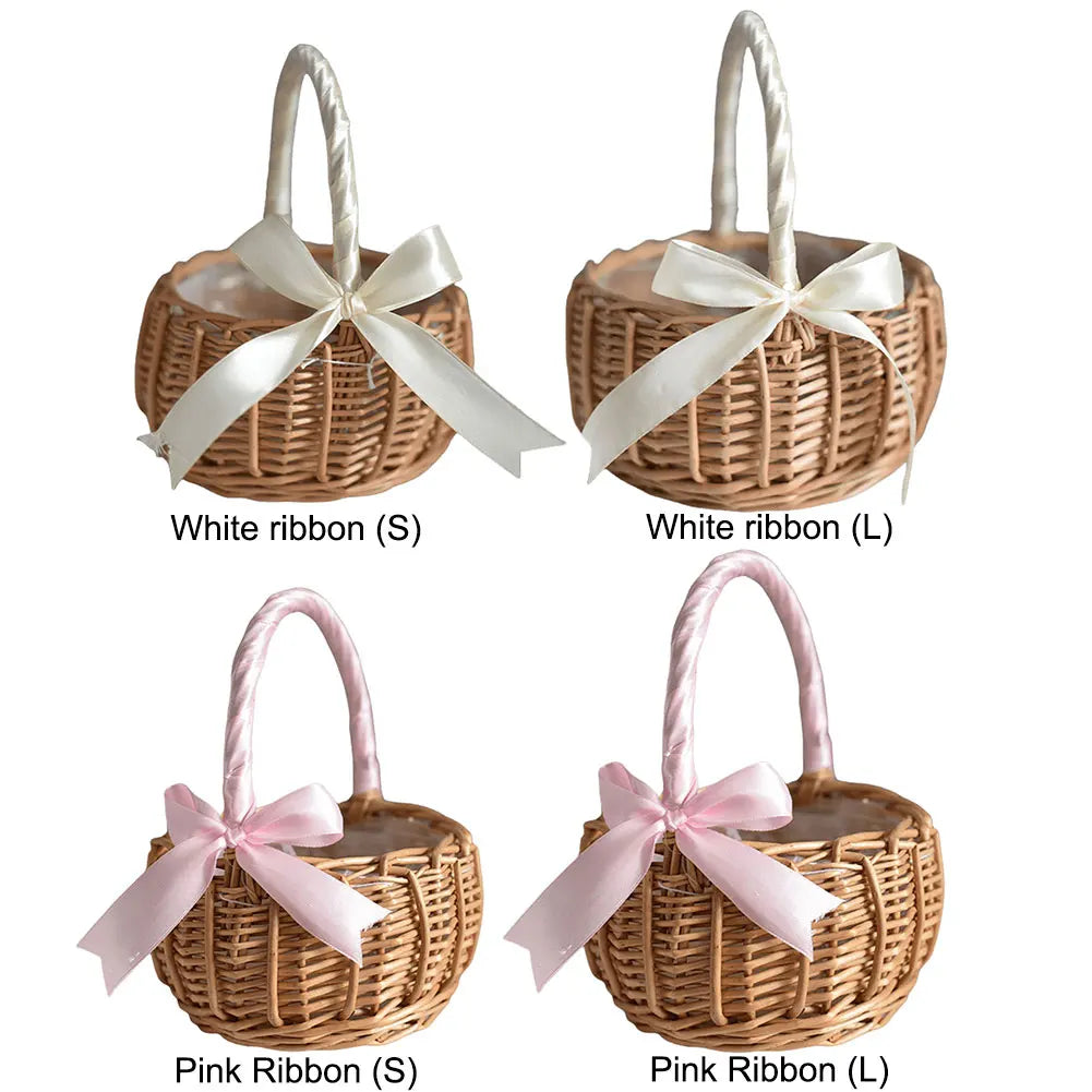 Wicker Rattan Woven Basket