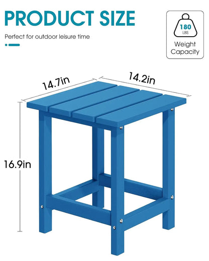 Folding Adirondack chairs and table set