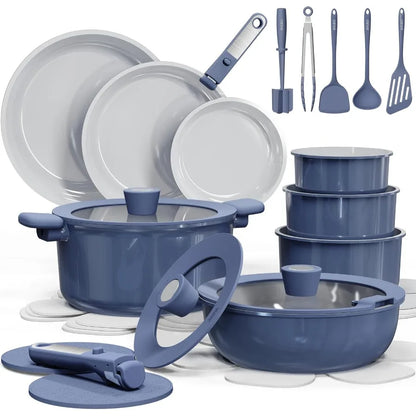 Farmhouse Ceramic Nonstick Cookware Set