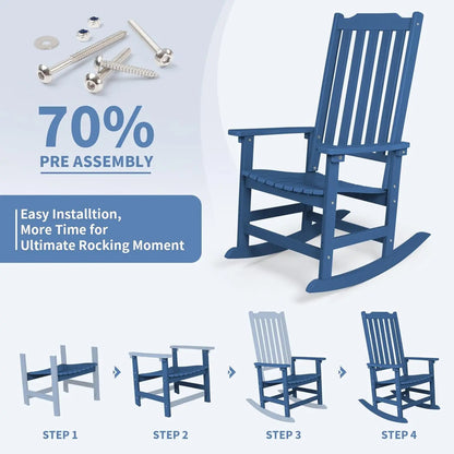 Farmhouse Rocking Chairs Set